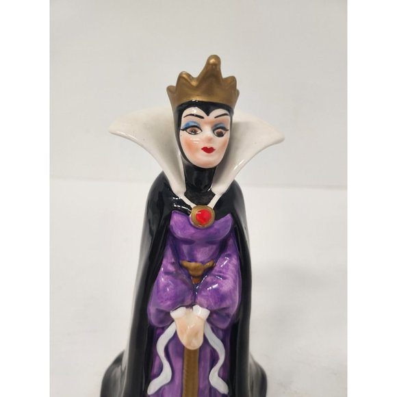 Vintage Disney Japan Snow White And The Seven Dwarfs Evil Queen Figurine Ceramic - Picture 2 of 9